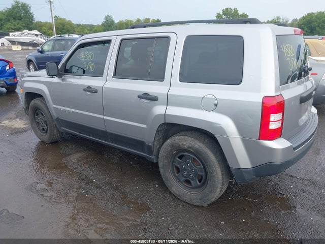2016 Jeep Patriot Sport მანქანა იყიდება აუქციონზე, vin: 1C4NJPBA2GD528708, აუქციონის ნომერი: 45803190