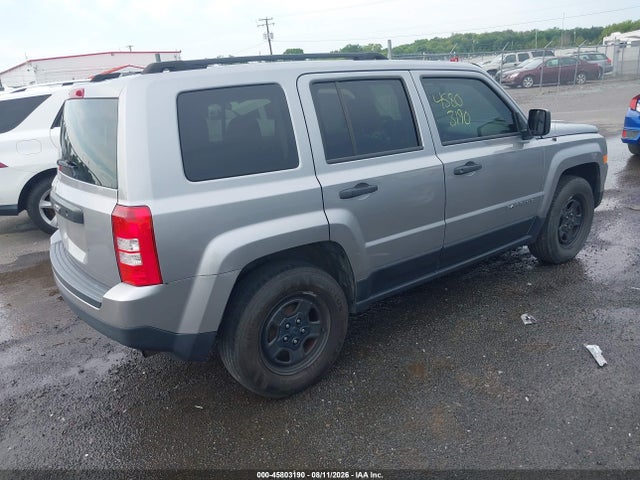2016 Jeep Patriot Sport მანქანა იყიდება აუქციონზე, vin: 1C4NJPBA2GD528708, აუქციონის ნომერი: 45803190