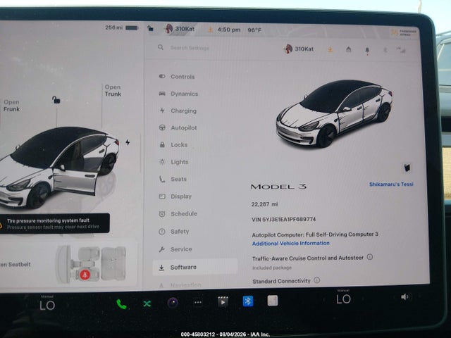 Tesla Model 3 Rear-wheel Drive 2023 5YJ3E1EA1PF689774 Image 15