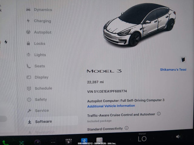 Tesla Model 3 Rear-wheel Drive 2023 5YJ3E1EA1PF689774 Image 7