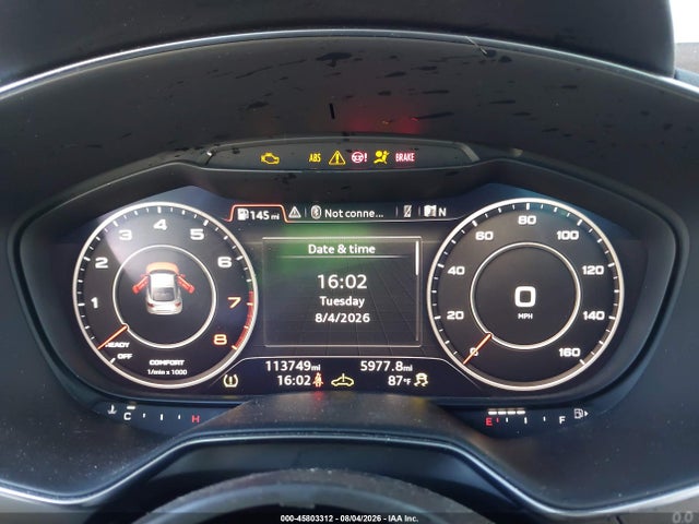 Aukcja sprzedaży 2016 Audi Tt 2.0t, vin: TRUC5AFV3G1002519, numer aukcji: 45803312
