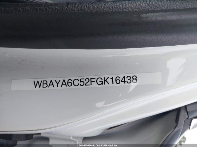 45803444 :رقم المزاد ، WBAYA6C52FGK16438 vin ، 2015 Bmw 740i مزاد بيع