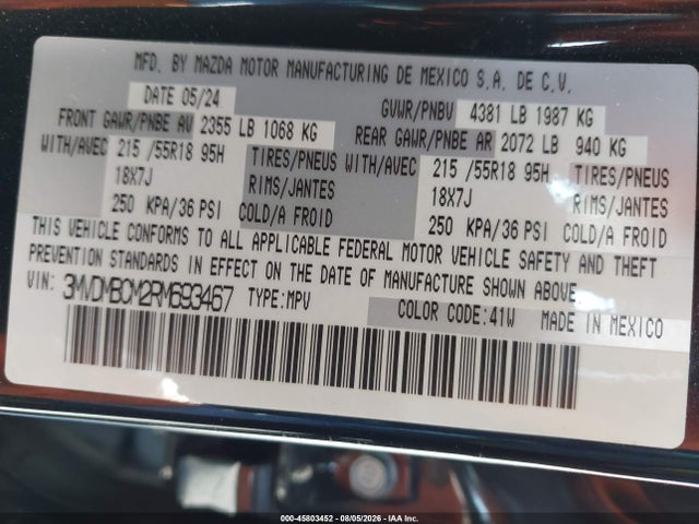 3MVDMBCM2RM693467 Mazda Cx-30 2.5 S Preferred Package