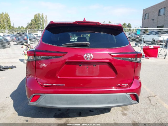 5TDBZRBH1LS510252 Toyota Highlander Le