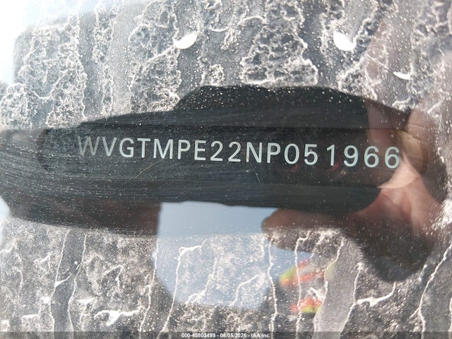 2022 Volkswagen Id.4 Pro S მანქანა იყიდება აუქციონზე, vin: WVGTMPE22NP051966, აუქციონის ნომერი: 45803499