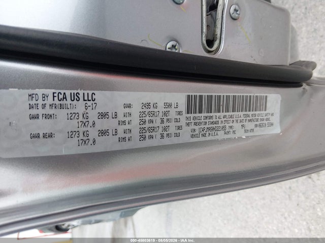 1C4PJMAS0HD221055 Jeep Cherokee Sport