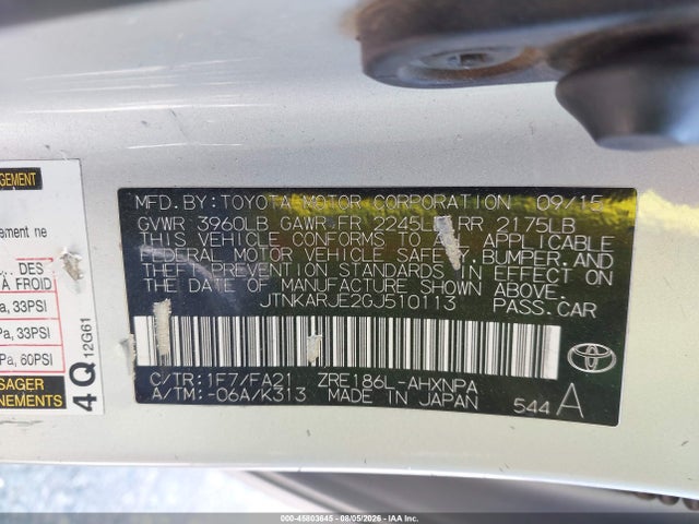 Scion IM 2016 JTNKARJE2GJ510113 Image 9
