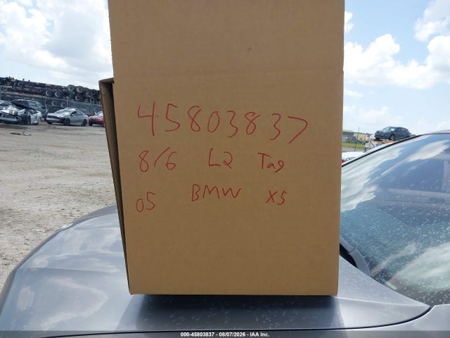 45803837 :رقم المزاد ، 5UXFA13575LY03882 vin ، 2005 Bmw X5 3.0i مزاد بيع