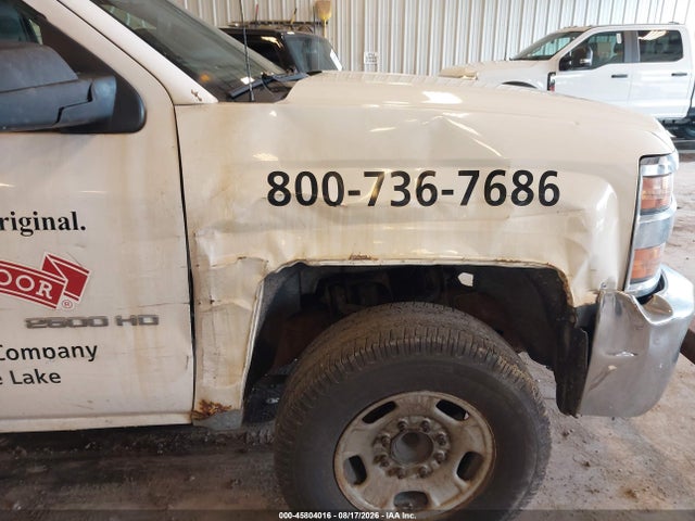2015 Chevrolet Silverado 2500hd Work Truck მანქანა იყიდება აუქციონზე, vin: 1GB0CUEG6FZ129499, აუქციონის ნომერი: 45804016