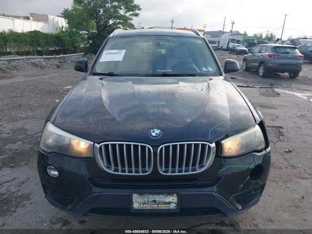 2016 Bmw X3 Xdrive28i მანქანა იყიდება აუქციონზე, vin: 5UXWX9C50G0D78641, აუქციონის ნომერი: 45804022