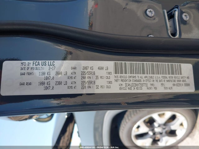 Jeep New Compass Limited 4x4 2017 3C4NJDCBXHT597731 Image 18