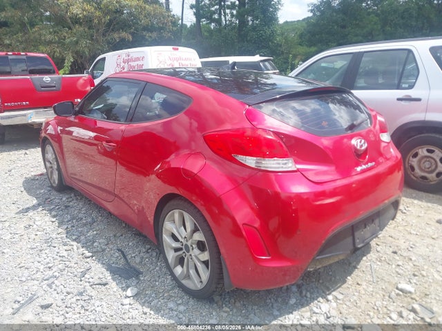 45804236 :رقم المزاد ، KMHTC6AD6CU065257 vin ، 2012 Hyundai Veloster Base W/red/black مزاد بيع
