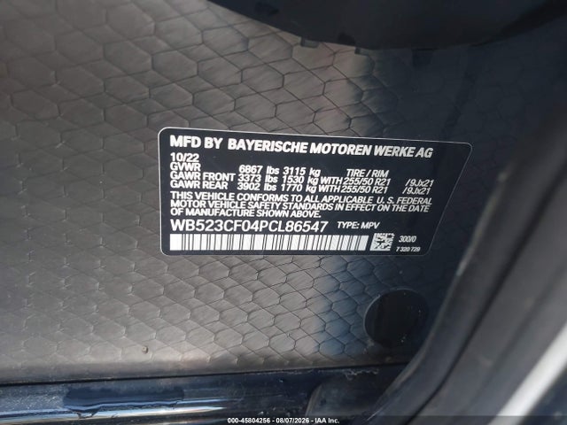 BMW Ix Xdrive50 2023 WB523CF04PCL86547 Image 9