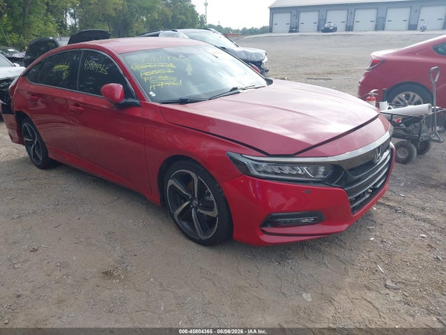 45804365 :رقم المزاد ، 1HGCV1F38JA114461 vin ، 2018 Honda Accord Sport مزاد بيع