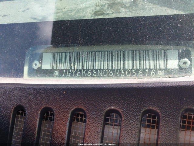 45804486 :رقم المزاد ، 1GYEK63N03R305616 vin ، 2003 Cadillac Escalade Standard مزاد بيع