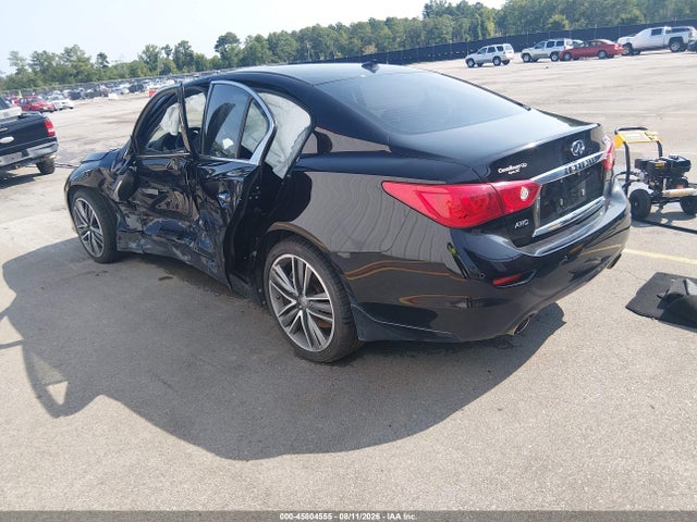2014 Infiniti Q50 Sport მანქანა იყიდება აუქციონზე, vin: JN1BV7ARXEM684641, აუქციონის ნომერი: 45804555