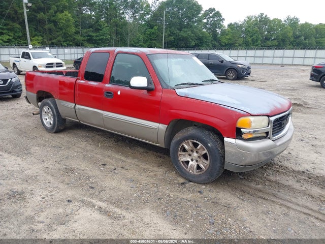 2002 Gmc Sierra 1500 Sle მანქანა იყიდება აუქციონზე, vin: 2GTEC19V721152964, აუქციონის ნომერი: 45804601