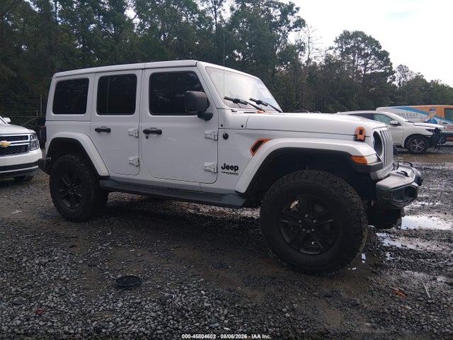 2021 Jeep Wrangler Unlimited Sahara Altitude 4x4 მანქანა იყიდება აუქციონზე, vin: 1C4HJXEG1MW607946, აუქციონის ნომერი: 45804602