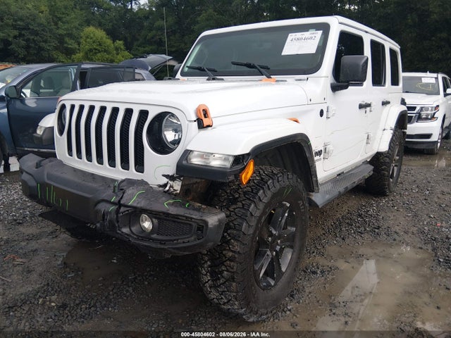 2021 Jeep Wrangler Unlimited Sahara Altitude 4x4 მანქანა იყიდება აუქციონზე, vin: 1C4HJXEG1MW607946, აუქციონის ნომერი: 45804602