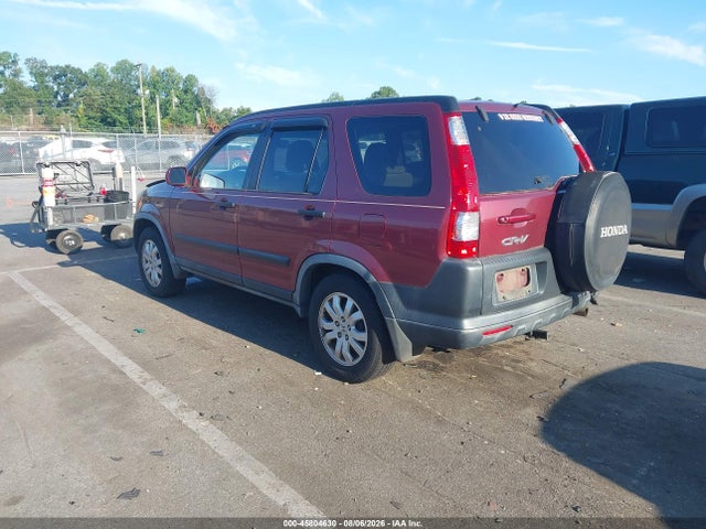 2006 Honda Cr-v Ex მანქანა იყიდება აუქციონზე, vin: JHLRD68896C017303, აუქციონის ნომერი: 45804630