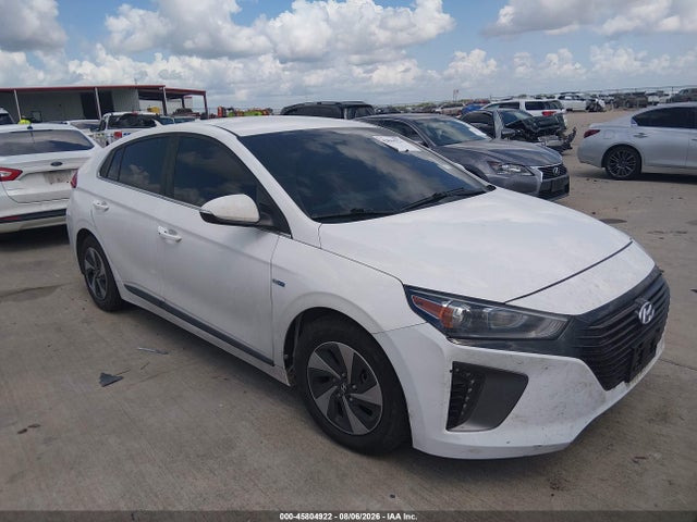 2017 Hyundai Ioniq Hybrid Sel მანქანა იყიდება აუქციონზე, vin: KMHC75LC5HU024371, აუქციონის ნომერი: 45804922