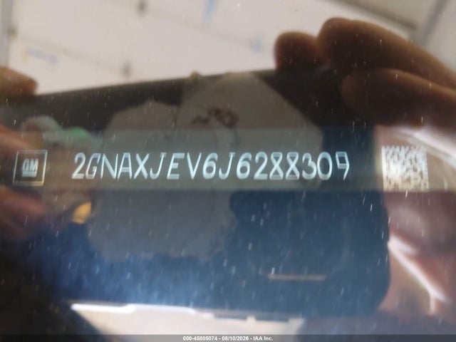 2018 Chevrolet Equinox Lt მანქანა იყიდება აუქციონზე, vin: 2GNAXJEV6J6288309, აუქციონის ნომერი: 45805074