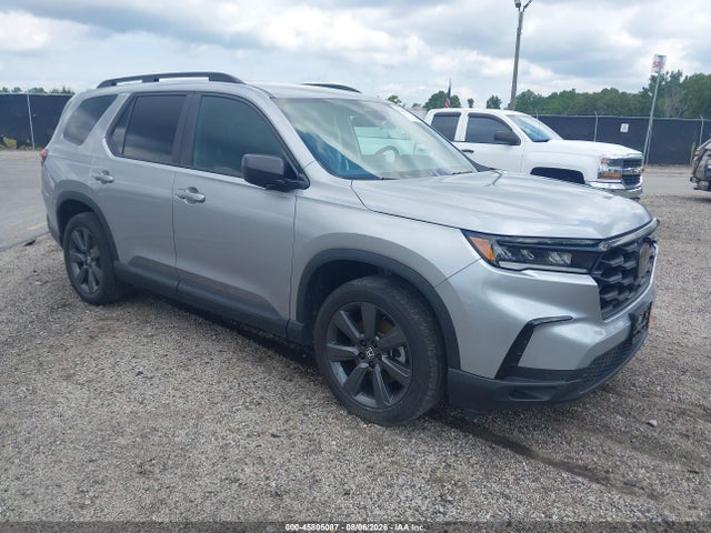 2023 Honda Pilot 2wd Sport მანქანა იყიდება აუქციონზე, vin: 5FNYG2H32PB015488, აუქციონის ნომერი: 45805087