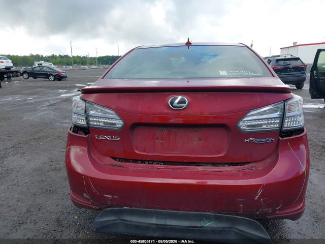 Продаж на аукціоні авто 2010 Lexus Hs 250h Premium, vin: JTHBB1BA7A2012228, номер лоту: 45805171