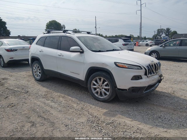 Продажа на аукционе авто 2016 Jeep Cherokee Limited, vin: 1C4PJLDBXGW114958, номер лота: 45805178