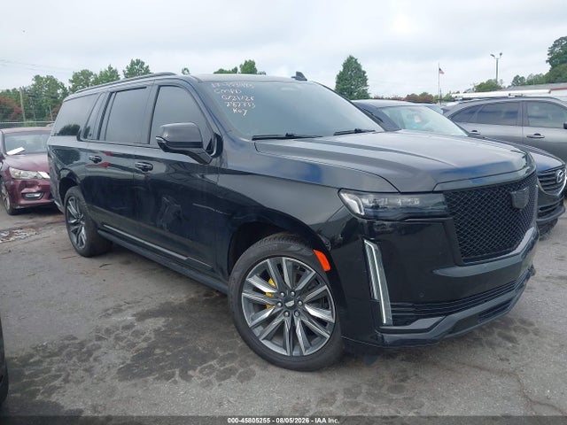 2022 Cadillac Escalade Esv 4wd Sport Platinum მანქანა იყიდება აუქციონზე, vin: 1GYS4RKL4NR287333, აუქციონის ნომერი: 45805255