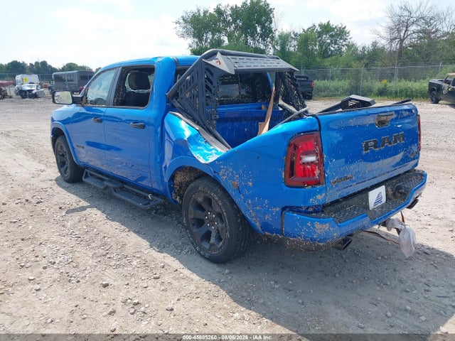 2026 Ram 1500 Big Horn  4x4 5'7 Box მანქანა იყიდება აუქციონზე, vin: 1C6SRFFP1TN171795, აუქციონის ნომერი: 45805260