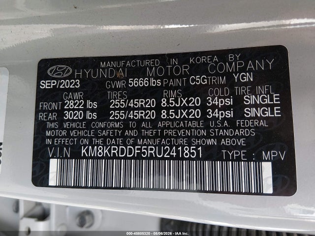 Hyundai Ioniq 5 Limited 2024 KM8KRDDF5RU241851 Image 9