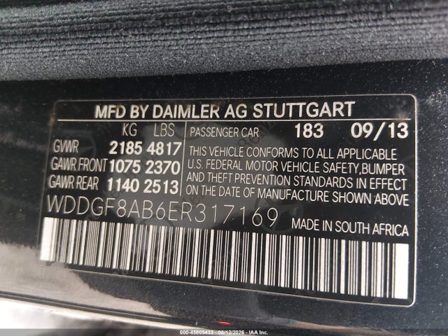 Продажа на аукционе авто 2014 Mercedes-benz C 300 Sport 4matic, vin: WDDGF8AB6ER317169, номер лота: 45805433