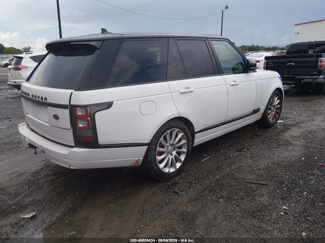 Продаж на аукціоні авто 2016 Land Rover Range Rover 3.0l V6 Supercharged Hse, vin: SALGS2PF8GA306911, номер лоту: 45805434