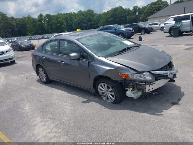 2012 Honda Civic Ex მანქანა იყიდება აუქციონზე, vin: 19XFB2F87CE005396, აუქციონის ნომერი: 45805498