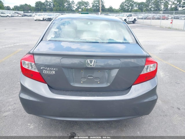 2012 Honda Civic Ex მანქანა იყიდება აუქციონზე, vin: 19XFB2F87CE005396, აუქციონის ნომერი: 45805498