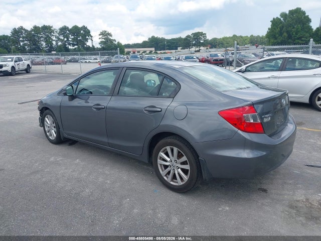 2012 Honda Civic Ex მანქანა იყიდება აუქციონზე, vin: 19XFB2F87CE005396, აუქციონის ნომერი: 45805498