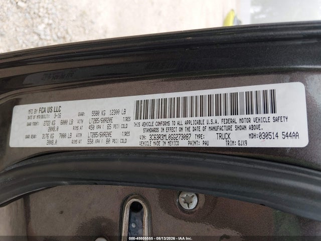 RAM 3500 Laramie 2016 3C63R3ML0GG273087 Image 8