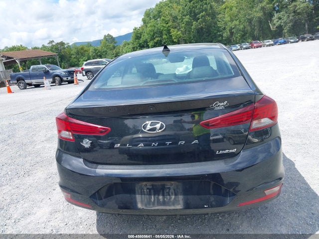 Aukcja sprzedaży 2019 Hyundai Elantra Limited, vin: 5NPD84LF4KH455537, numer aukcji: 45805641