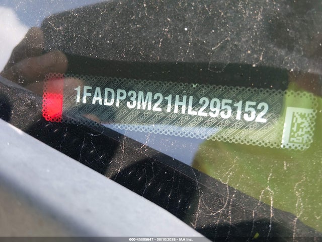 2017 Ford Focus Sel მანქანა იყიდება აუქციონზე, vin: 1FADP3M21HL295152, აუქციონის ნომერი: 45805647
