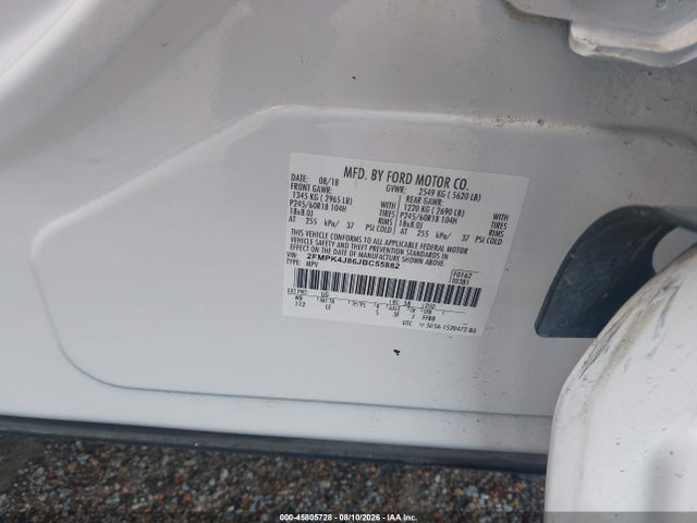 Продаж на аукціоні авто 2018 Ford Edge Sel, vin: 2FMPK4J86JBC55882, номер лоту: 45805728