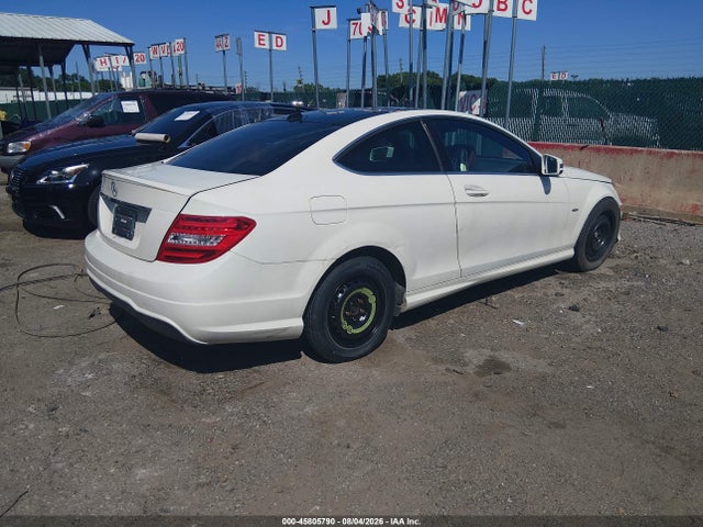 45805790 :رقم المزاد ، WDDGJ4HB7CF905898 vin ، 2012 Mercedes-benz C 250 مزاد بيع