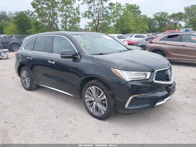 2017 Acura Mdx Technology Package მანქანა იყიდება აუქციონზე, vin: 5FRYD4H56HB033952, აუქციონის ნომერი: 45805887