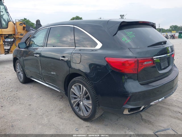 2017 Acura Mdx Technology Package მანქანა იყიდება აუქციონზე, vin: 5FRYD4H56HB033952, აუქციონის ნომერი: 45805887