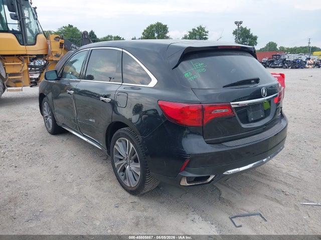 2017 Acura Mdx Technology Package მანქანა იყიდება აუქციონზე, vin: 5FRYD4H56HB033952, აუქციონის ნომერი: 45805887