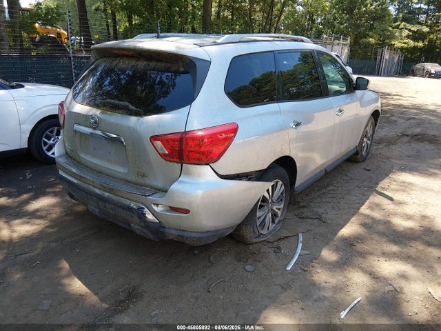 2017 Nissan Pathfinder S მანქანა იყიდება აუქციონზე, vin: 5N1DR2MM3HC629659, აუქციონის ნომერი: 45805892