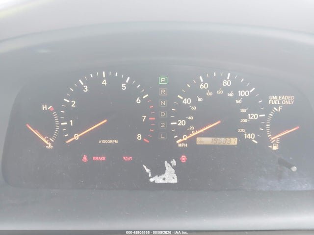 45805955 :رقم المزاد ، JT8BF28G010311612 vin ، 2001 Lexus Es 300 مزاد بيع