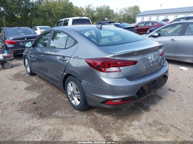 2019 Hyundai Elantra Value Edition მანქანა იყიდება აუქციონზე, vin: 5NPD84LF5KH454185, აუქციონის ნომერი: 45805968