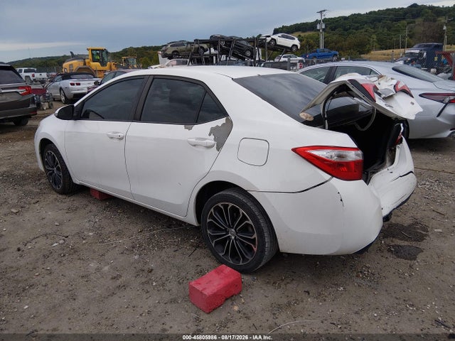 45805986 :رقم المزاد ، 5YFBURHE8EP060588 vin ، 2014 Toyota Corolla S Plus مزاد بيع