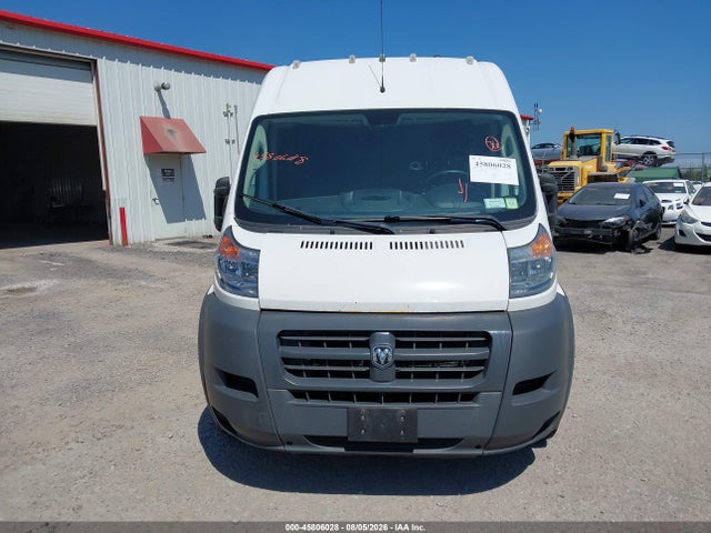Aukcja sprzedaży 2018 Ram Promaster 2500 High Roof 159 Wb, vin: 3C6TRVDG5JE133649, numer aukcji: 45806028